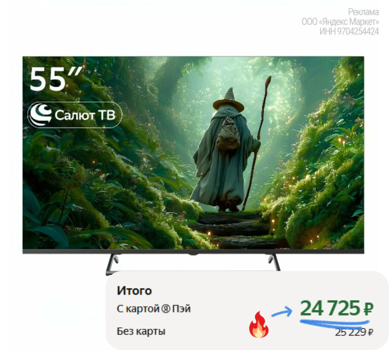 Телевизор Sber SDX-55U8133